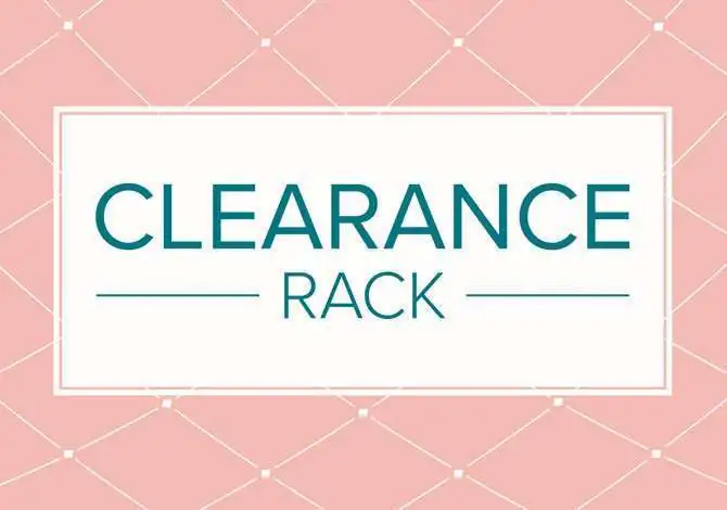 clearnace rack