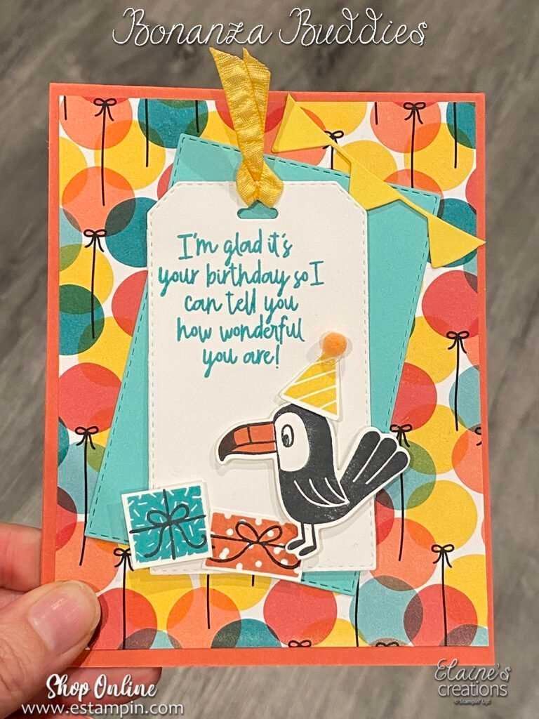 bonanza birthday toucan card