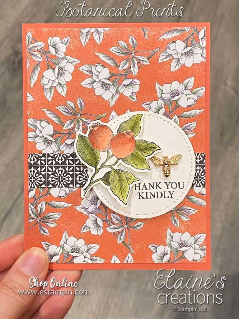 botanical prints cards