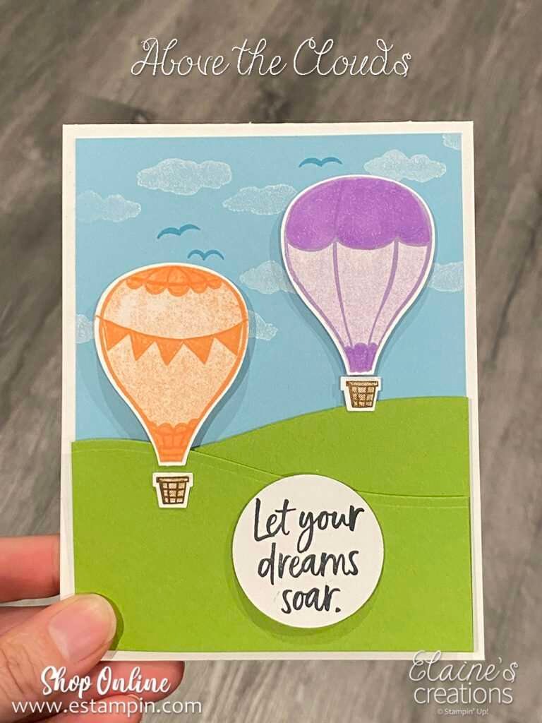 above the clouds card