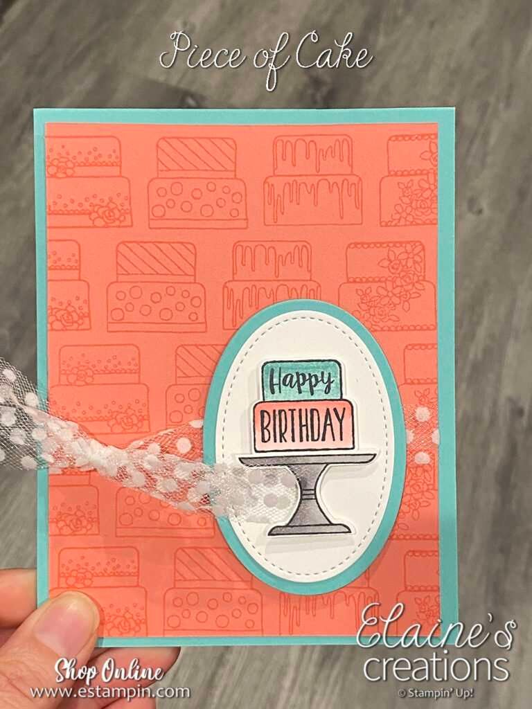 piece of cake card