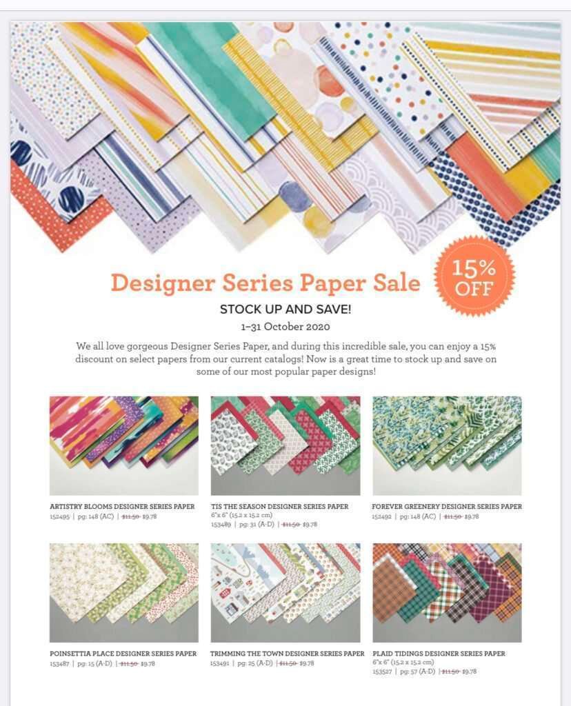 Designer Series Paper sale