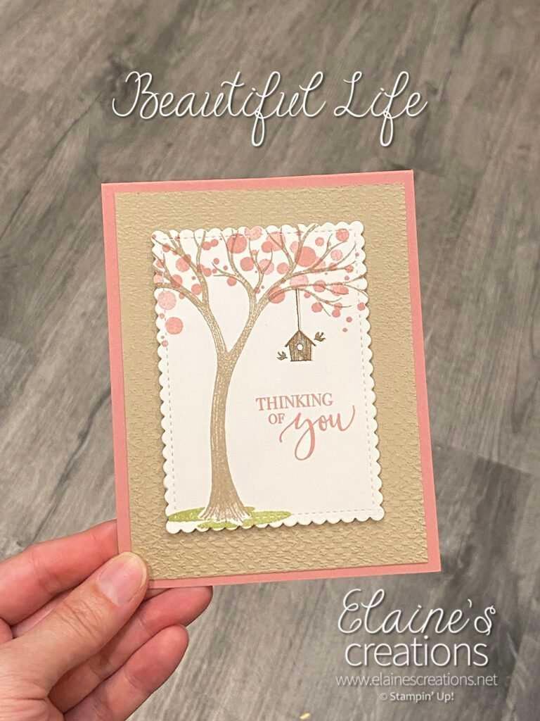 life is beautiful spring card