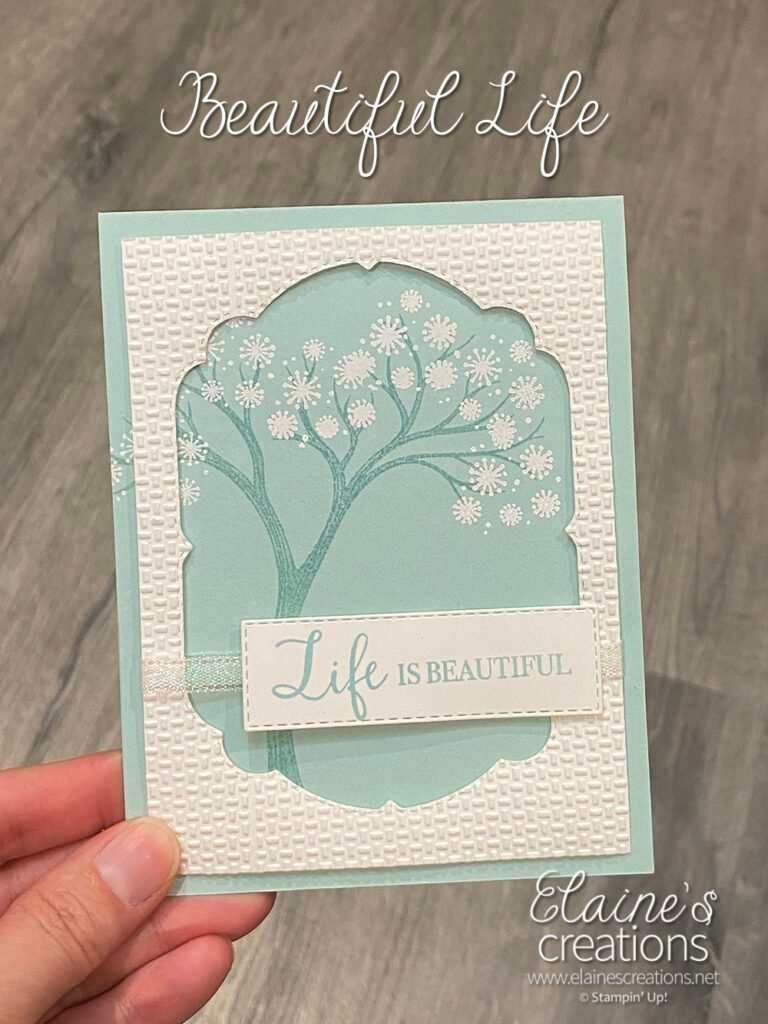 life is beautiful winter card