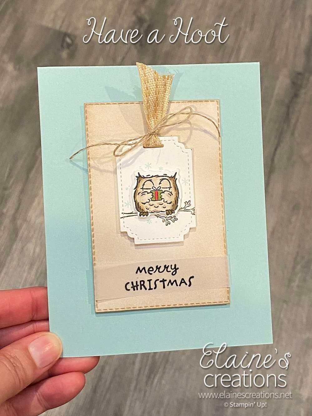 have a hoot christmas
