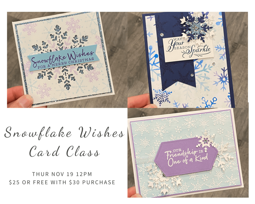 snowflake wishes card class