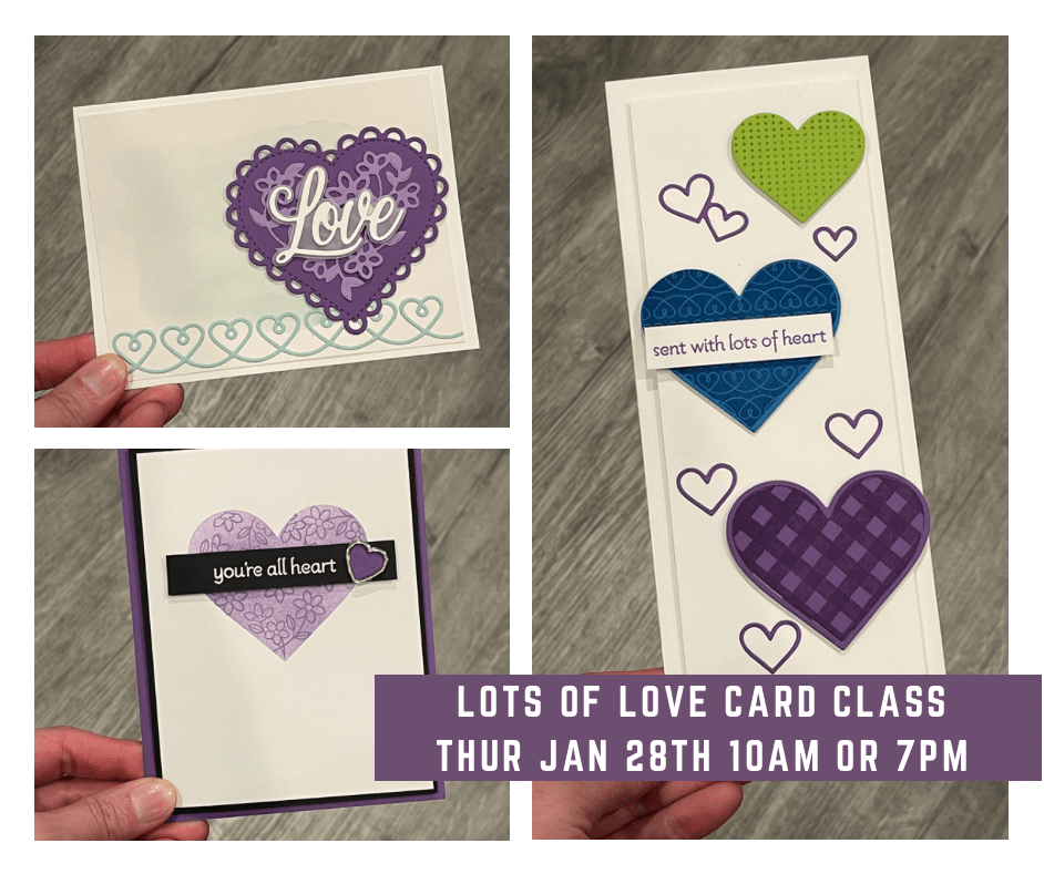 lots of heart card class