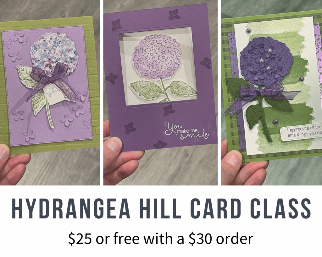 hydrangea hill card class