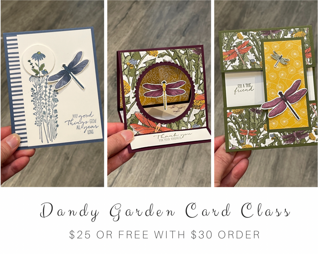 dragonfly garden card class