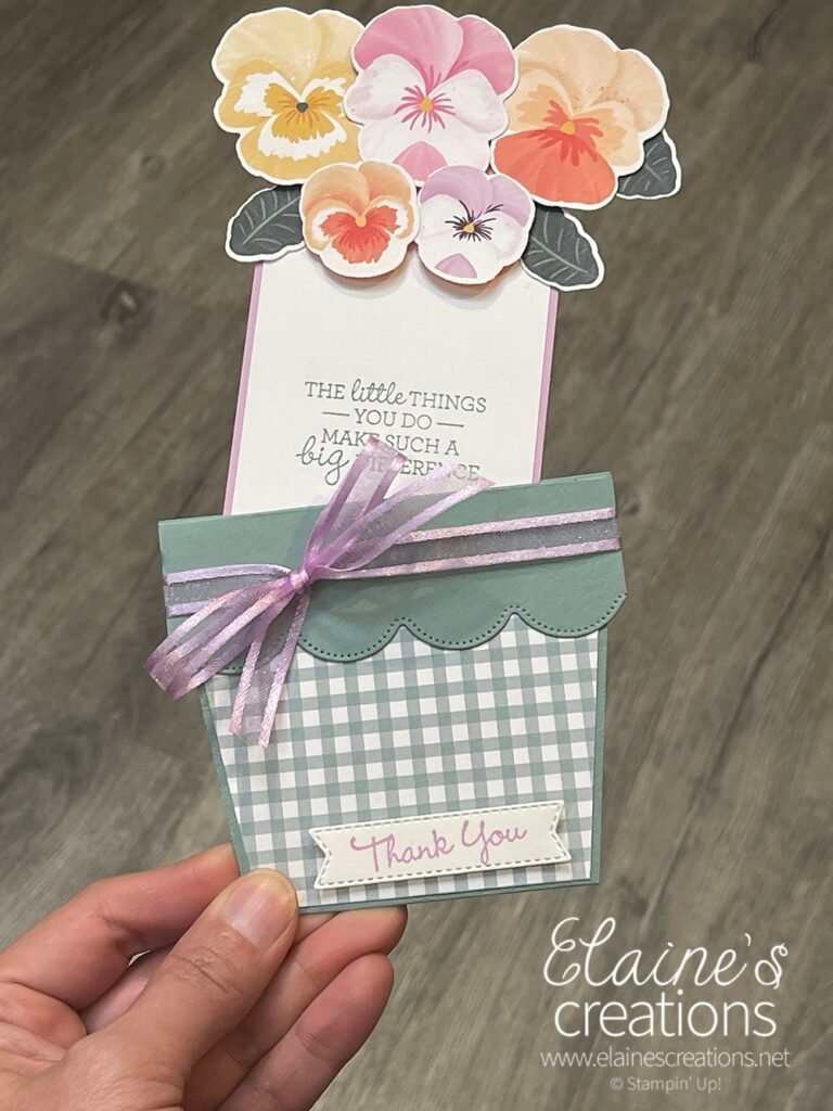 flower pot card