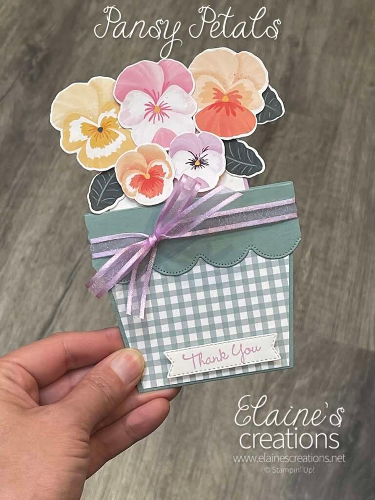 flower pot card