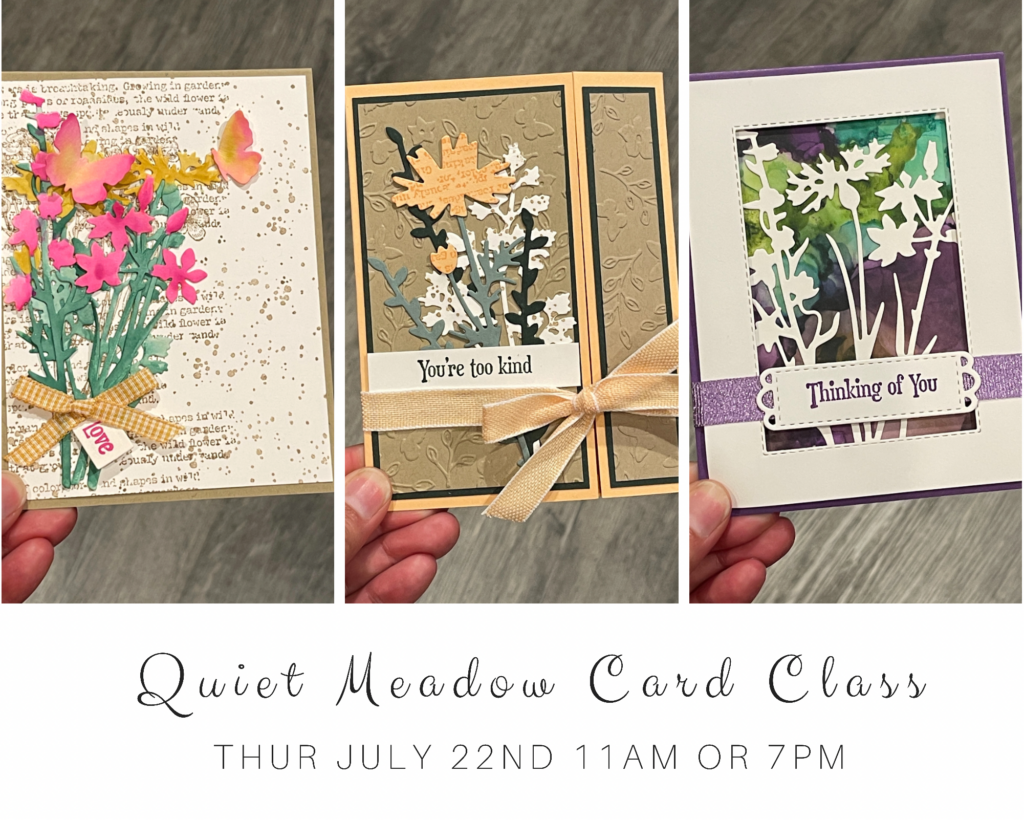 quiet meadow card class