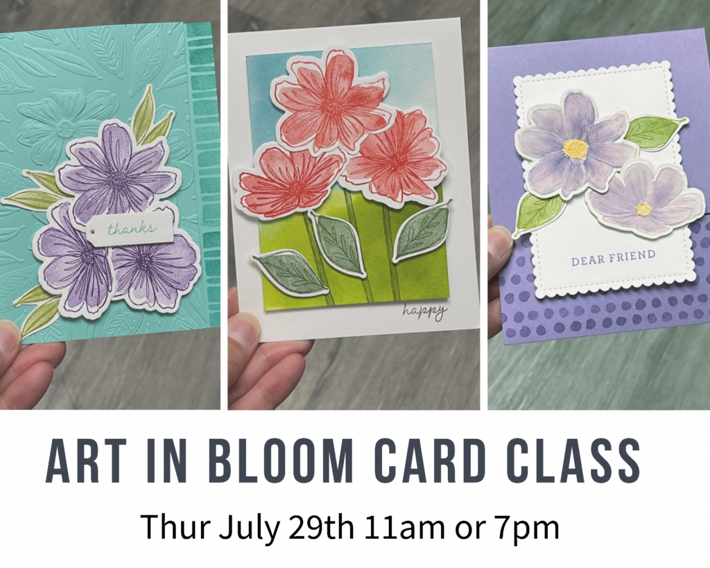 art in bloom card class