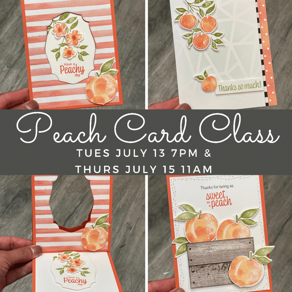 sweet as a peach card class