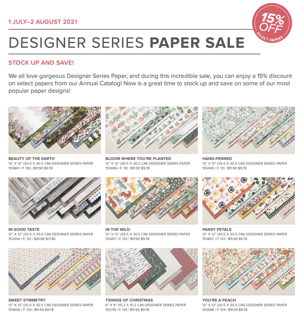 Designer Series Paper sale