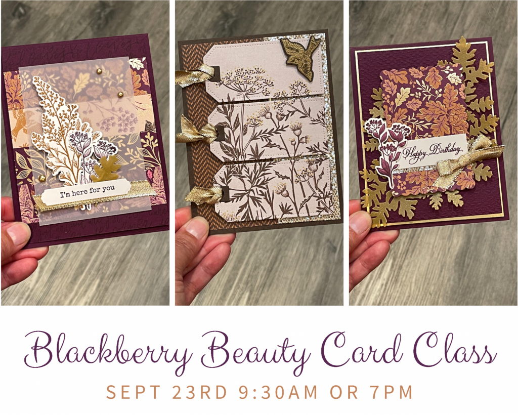 blackberry beauty card class