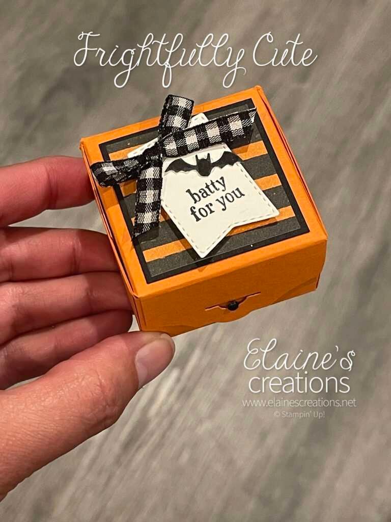 halloween tag topper box