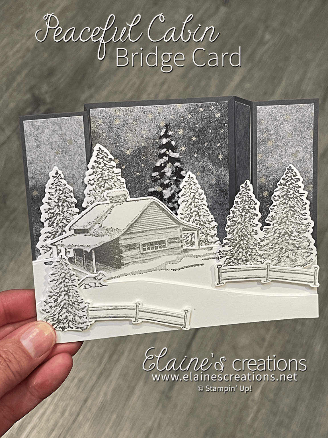 How to Make a Bridge Card! | Sweet Stampin' | Elaine Schader ...