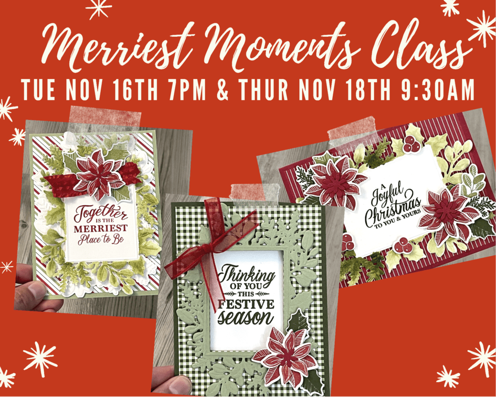 merriest moments card class