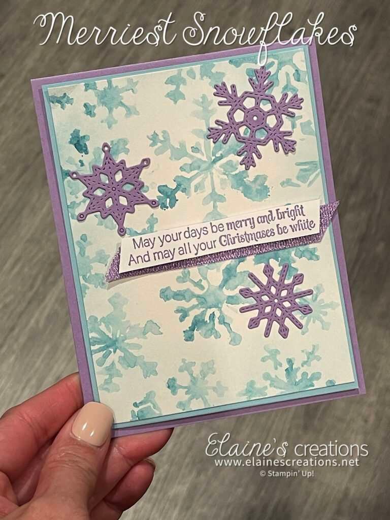 watercolor snowflakes