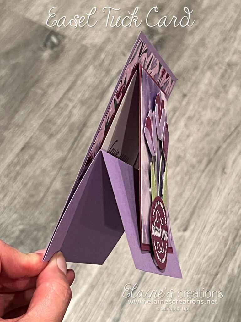 easel tuck card