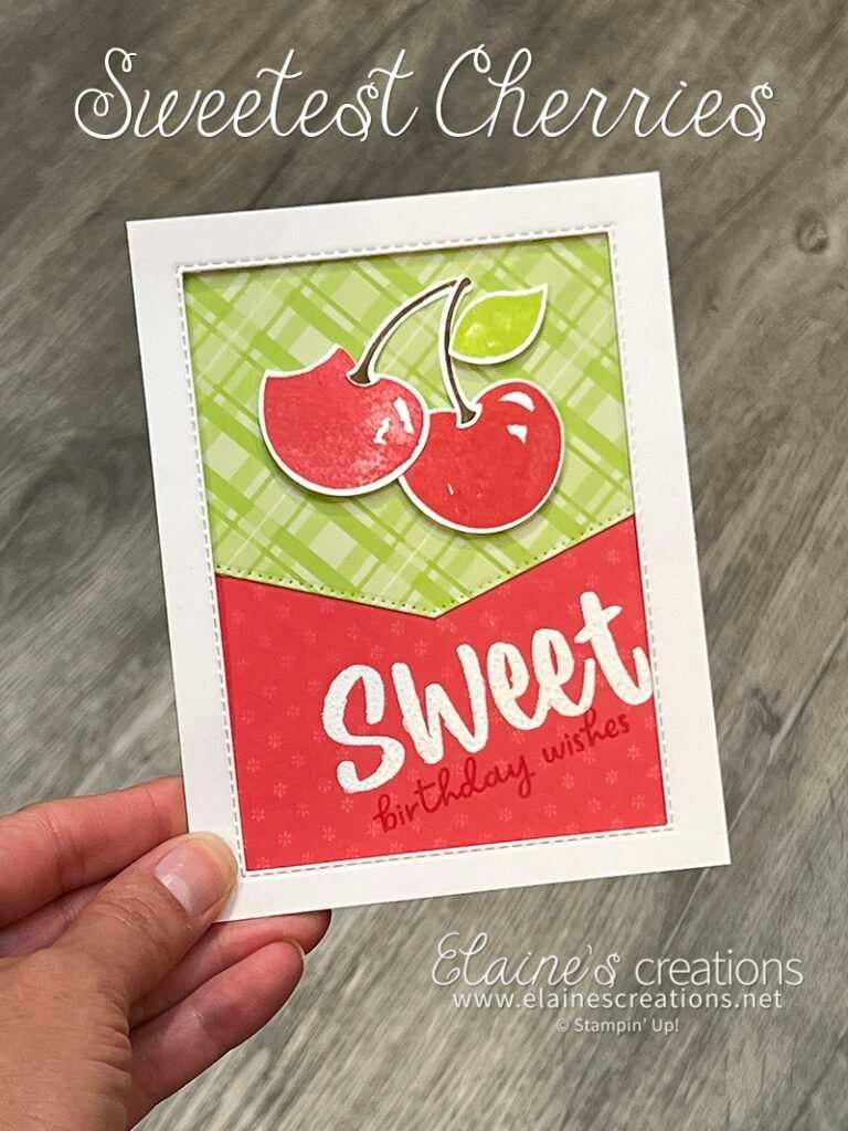 sweetest cherries card