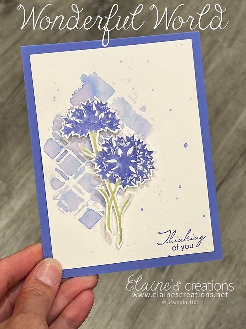 watercolor card