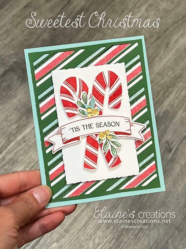 candy cane card