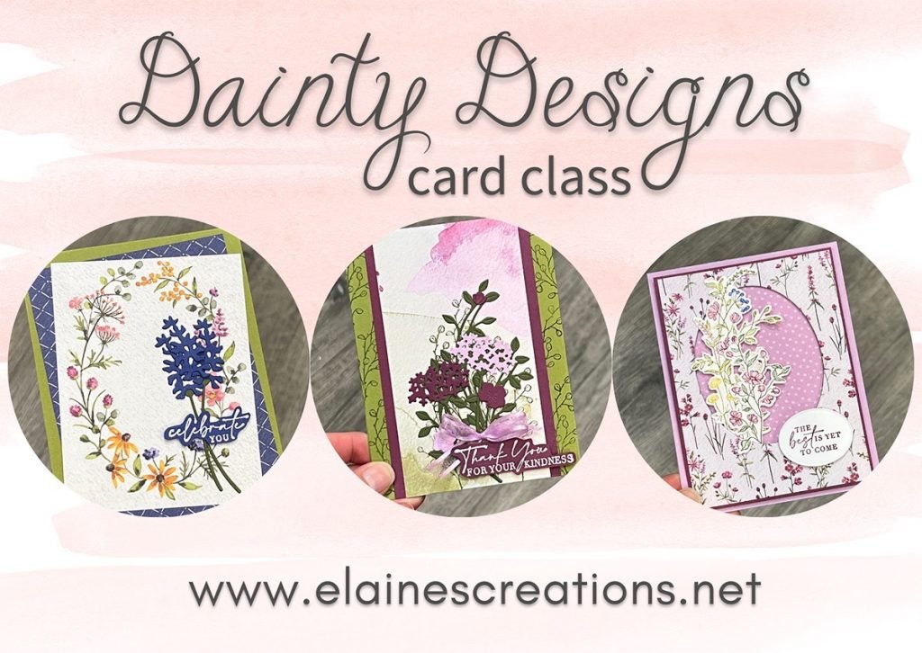 dainty designs card class