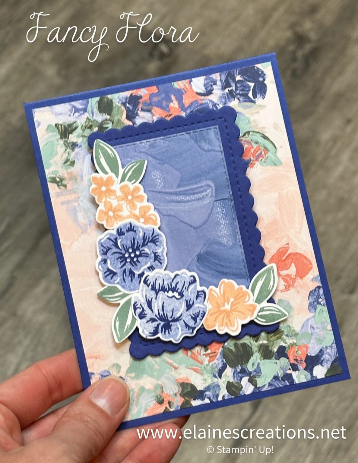 How to Make a Mini Easel Card | Sweet Stampin' | Elaine Schader ...