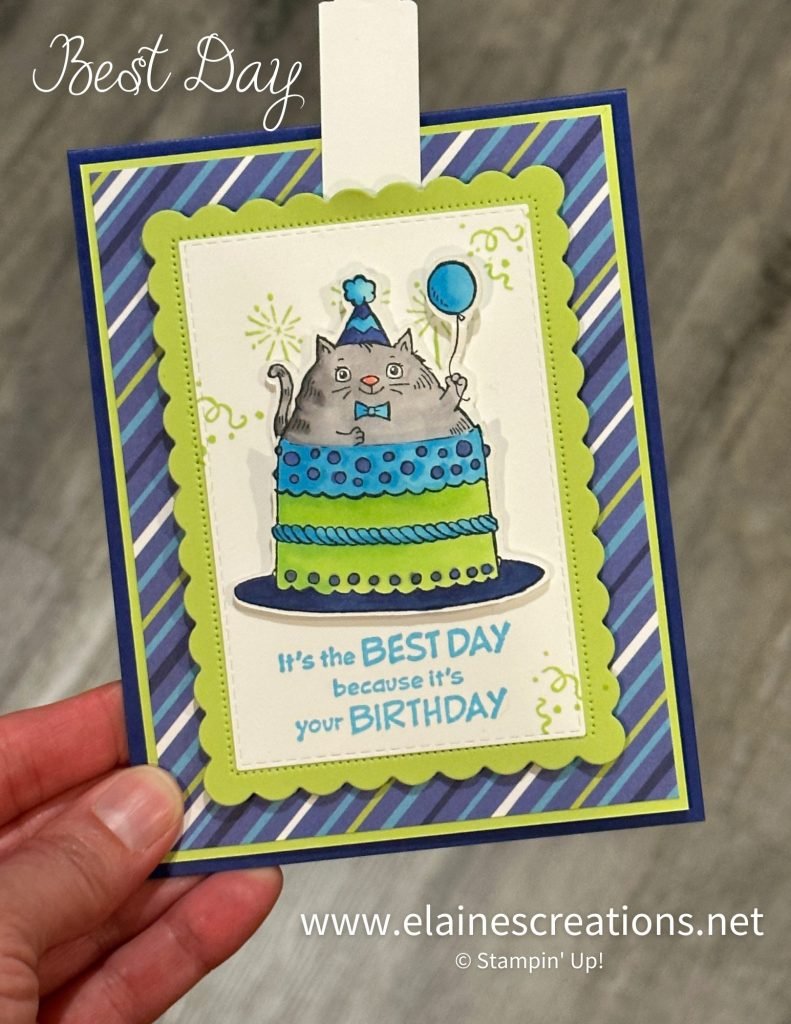 birthday cake card