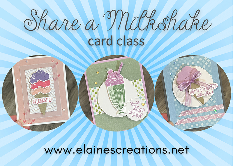 Share a Milkshake Card Class