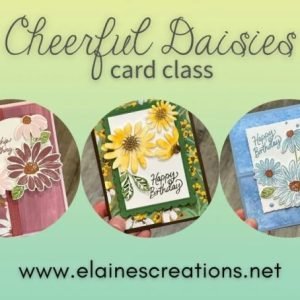 Cheerful Daisies Card Class