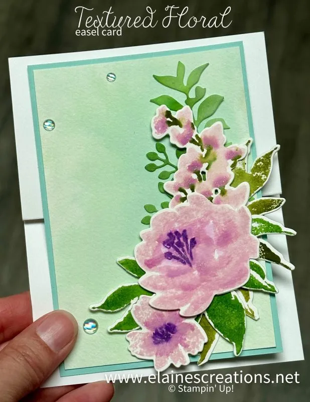 watercolor background card