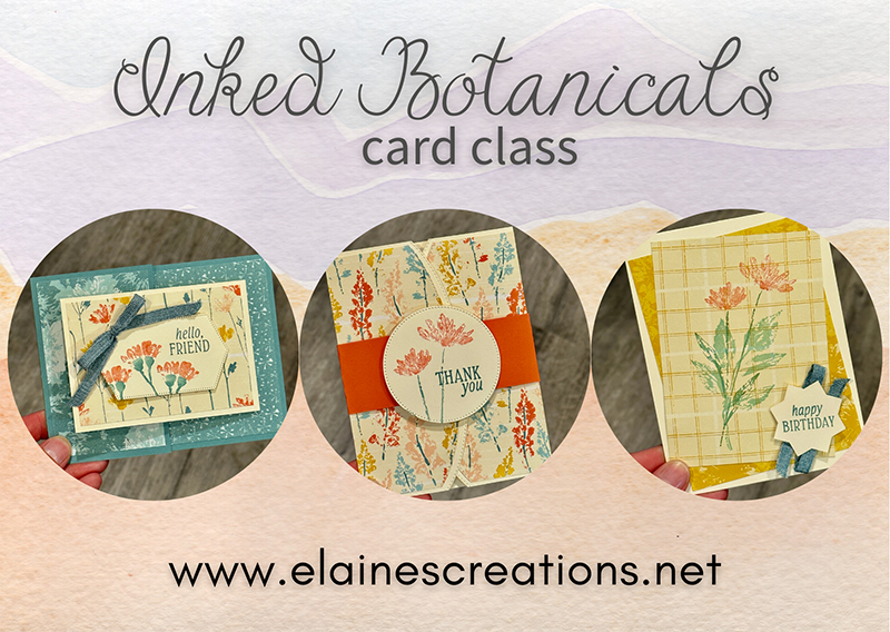 Inked Botanicals Card Class