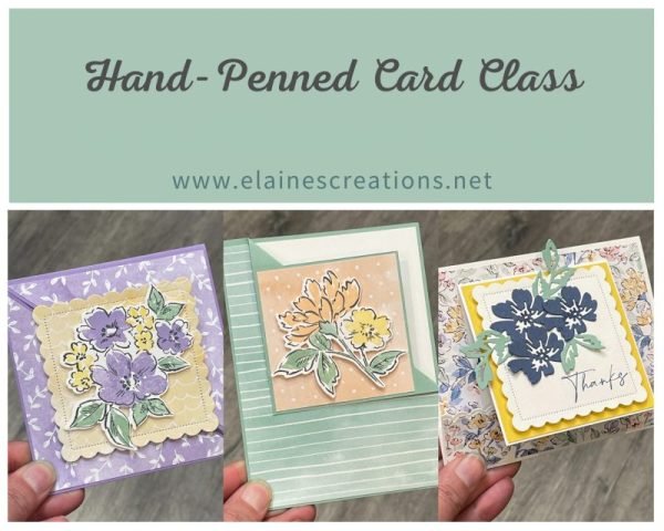 Hand-Penned Petals Card Tutorial