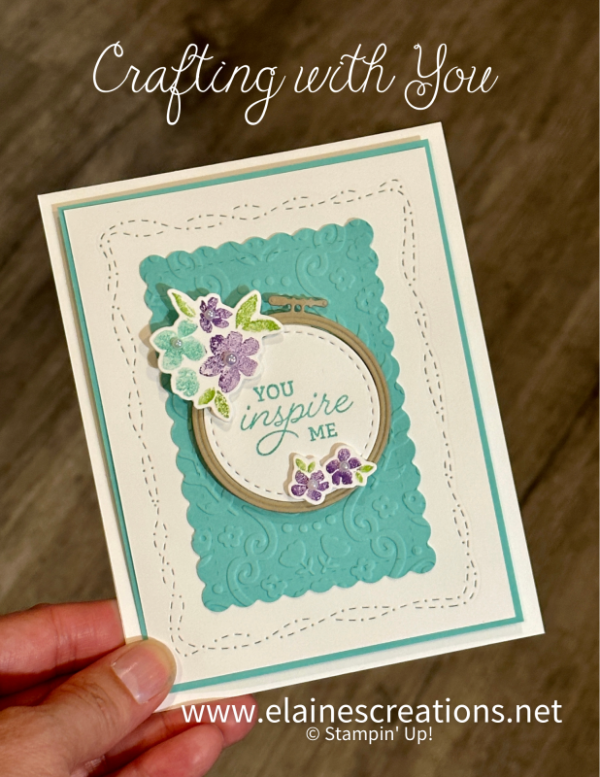 How to Create a Crafty Card | Sweet Stampin' | Elaine Schader ...