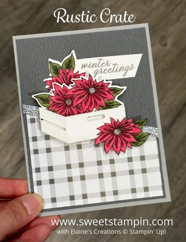 poinsettia card