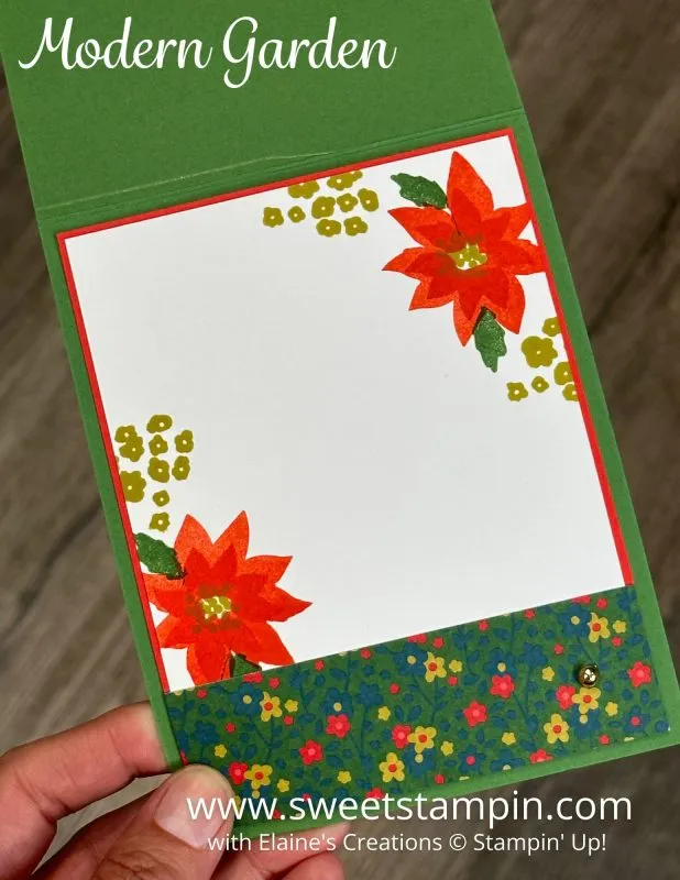 Fun Fold Christmas card