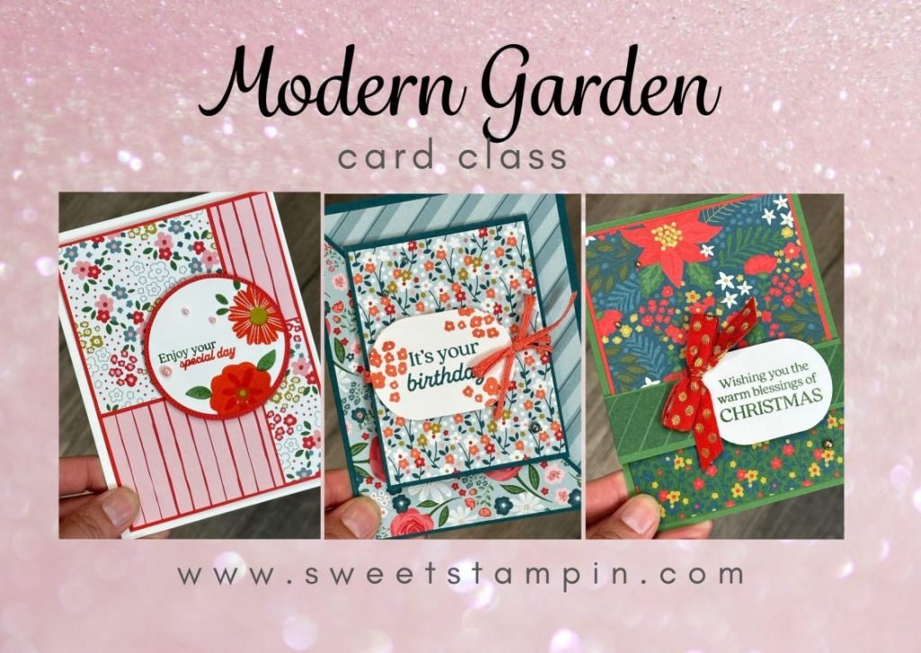 Modern Garden Card Class