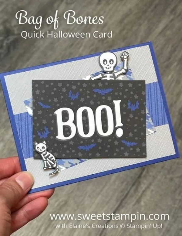 Bag of Bones Halloween Cards Tutorial - Image 8