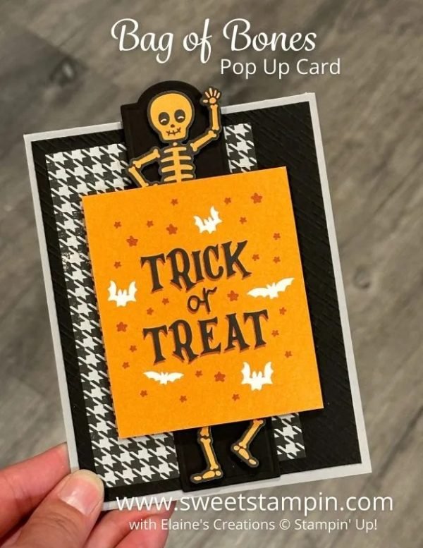 Bag of Bones Halloween Cards Tutorial - Image 4