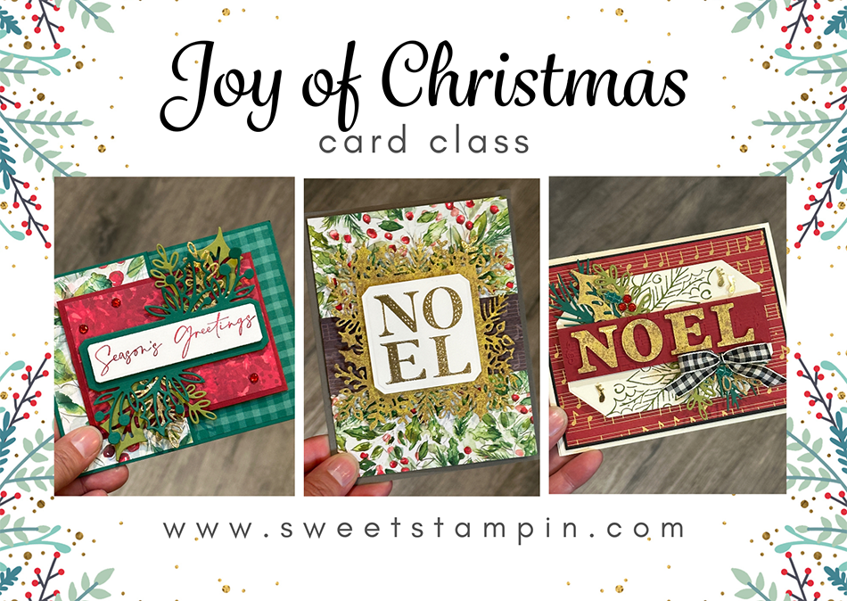 Joy of Christmas Christmas Card Class