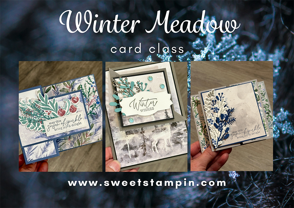 Winter Meadow Card Class