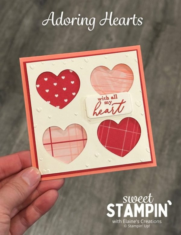 hearts window card