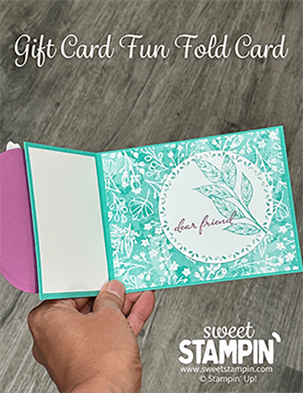 fun fold gift card holder card