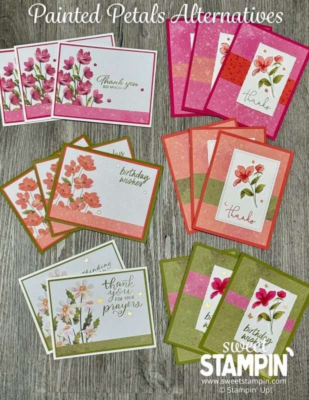 Painted Petals Paper Pumpkin Alternative Cards