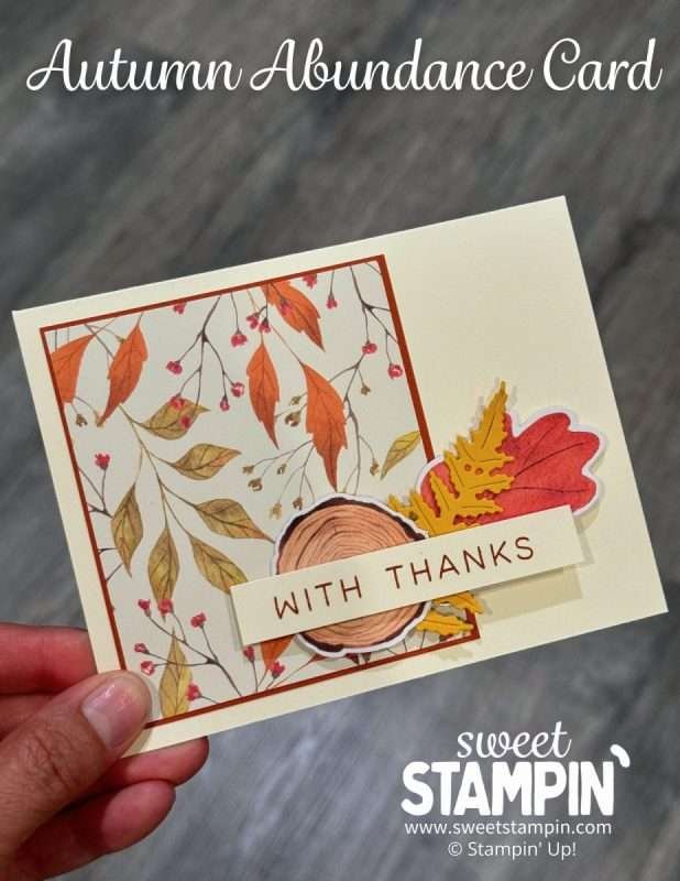 Autumn Abundance Paper Pumpkin Alternative Cards