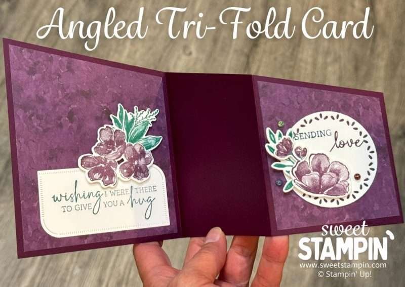 Angled Tri-Fold Card 