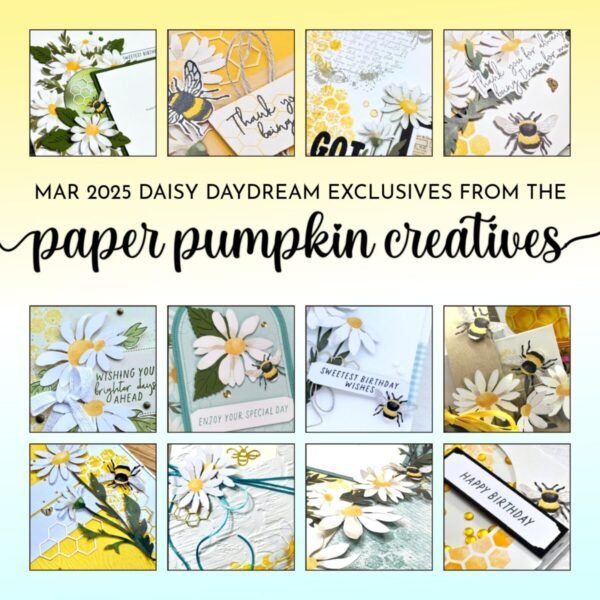March 2025 Daisy Daydream Paper Pumpkin Creatives Alternative Cards Tutorials